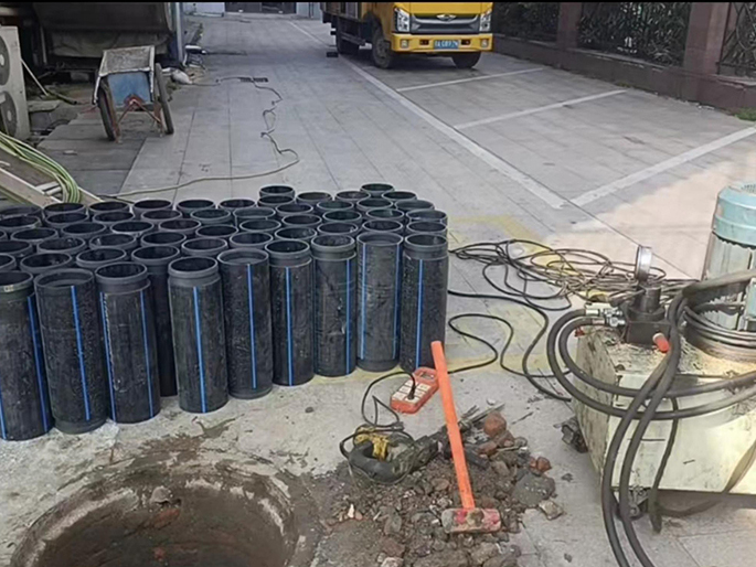 全椒PE置换管厂家 DN315置换管 非开挖管短管置换